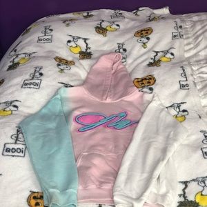 A cotton candy pattern hoodie